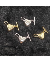 Kalp Model T Kapama - Gümüş