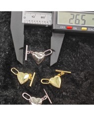 Kalp Model T Kapama - Gümüş