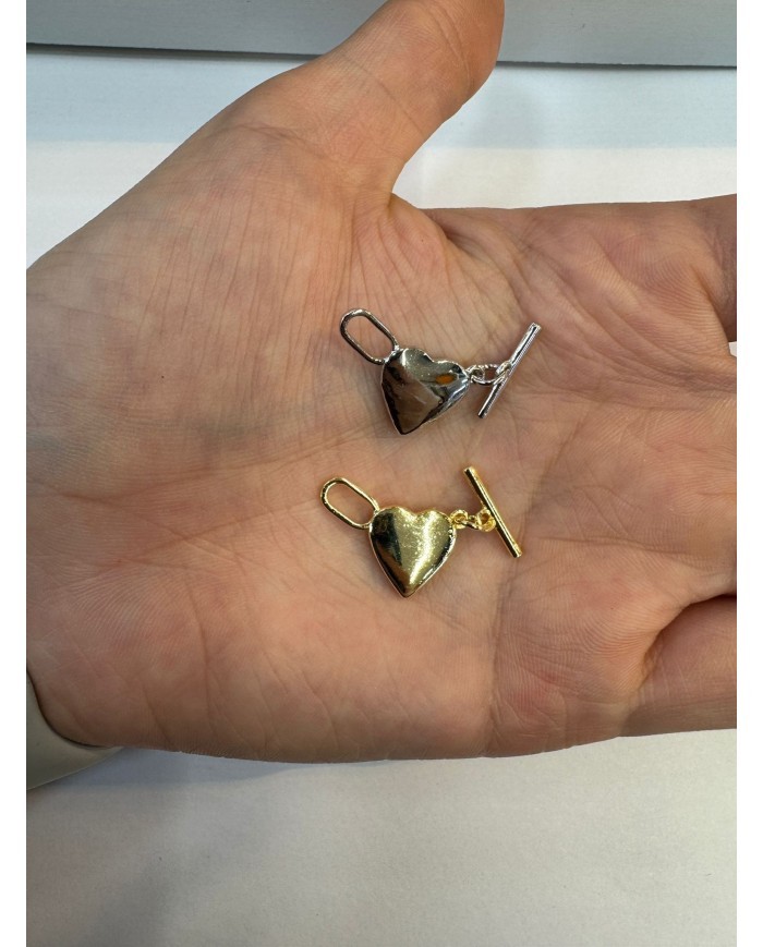 Kalp Model T Kapama - Gümüş