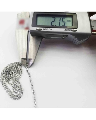 Kolye Zinciri Gümüş Kaplama 2.15mm - 10mt