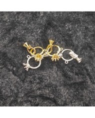 Taç Model Geçmeli Kapama - Gümüş