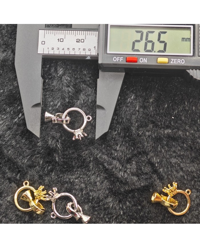 Taç Model Geçmeli Kapama - Gümüş