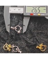 Taç Model Geçmeli Kapama - Gümüş