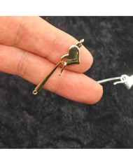 Kalpli Kanca Model Geçmeli Kapama - Gold