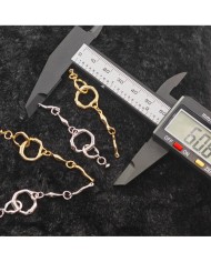 Geçmeli Sallantılı Takı Kapama - Gold