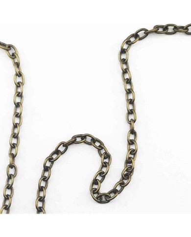 Kolye Zinciri Antik Sarı Kaplama 2.29mm - 10mt