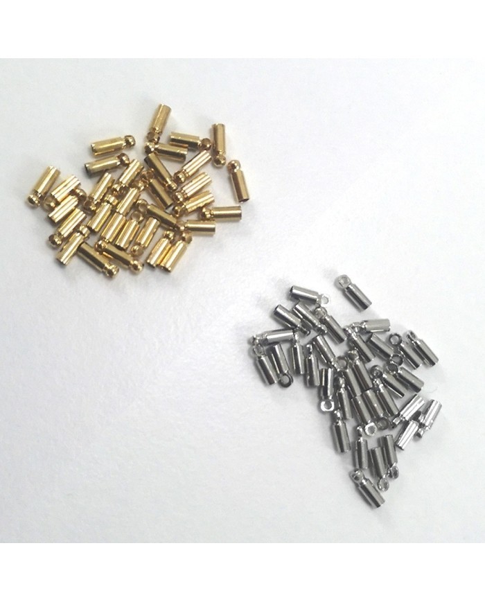 Huni Boncuk Kapak - Boncuk Şapkası - 6 mm - Gümüş -  10 Adet