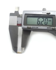 Huni Boncuk Kapak - Boncuk Şapkası - 6 mm - Gümüş -  25 Adet