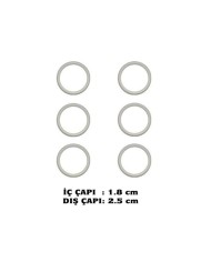 Başlama Halkası  Plastik  1.8x2.5 cm No 2 - 250 adet