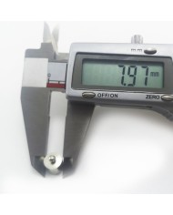 Huni Boncuk Kapak - Boncuk Şapkası - 11 mm - Gümüş - 50 Adet