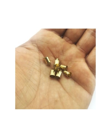 Huni Boncuk Kapak - Boncuk Şapkası - 9 mm - Gold - 25 Adet