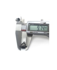 14 mm Huni Boncuk Kapak - Boncuk Şapkası - Füme - 50 Adet