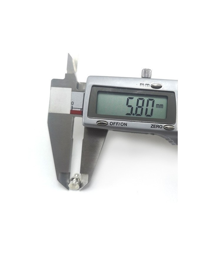 9mm Huni Boncuk Kapak - Boncuk Şapkası -  Gümüş - 50 Adet