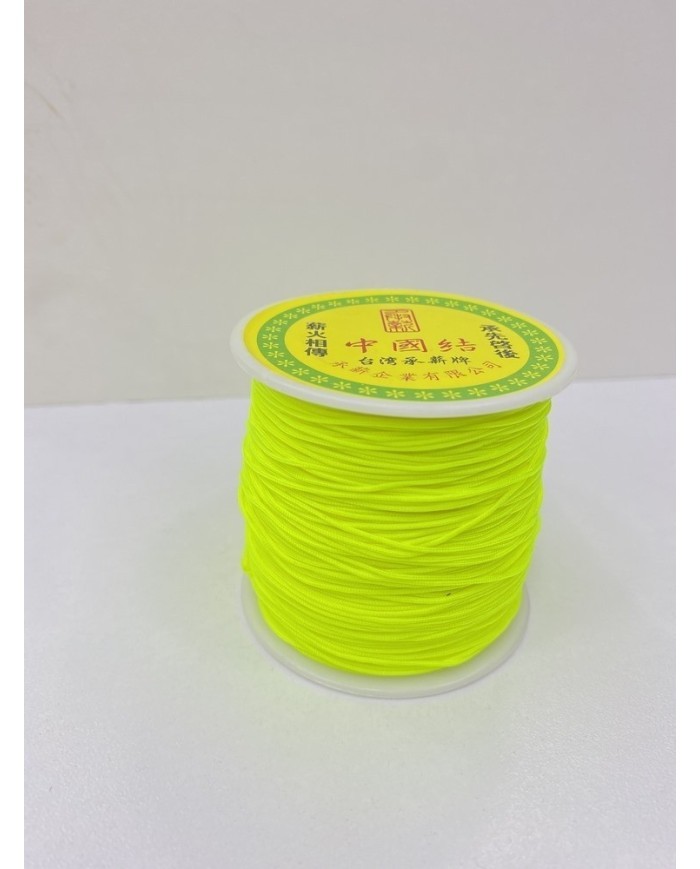 08 Paraşüt İpi Neon Sarı  (f 228) 25 Metre
