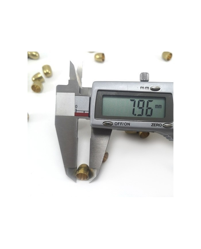 9mm Huni Boncuk Kapak - Boncuk Şapkası - Gold - 50 Adet