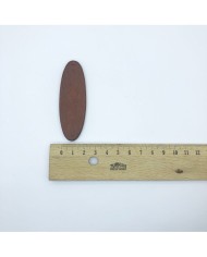 Ahşap Boncuk - Yassı Elips Model 10 Adet