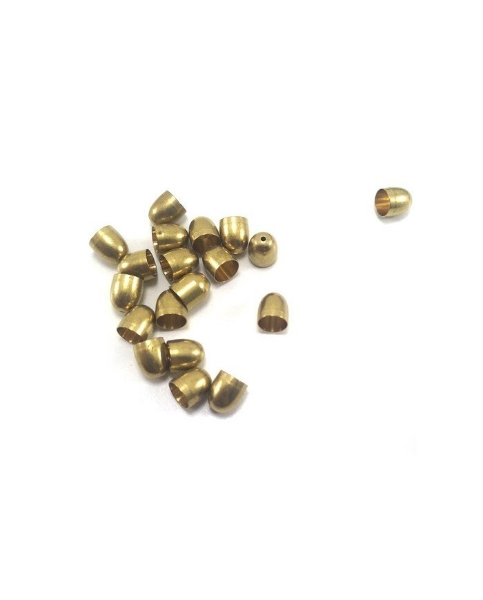 9mm Huni Boncuk Kapak - Boncuk Şapkası - Gold - 50 Adet