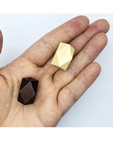 Ahşap Boncuk - Petek Model 10 Adet