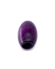 Ahşap Boncuk 1 Kilogram Mor
