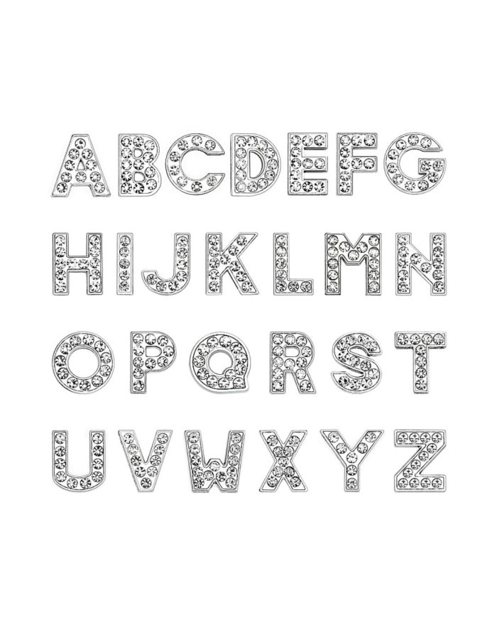 Taşlı Harf - Z Harfi - 2 Adet