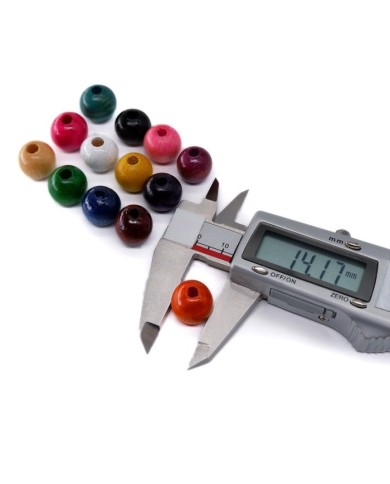 Ahşap Boncuk - 1 Kg Yeşil
