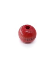 Ahşap Boncuk - 1 Kg Kırmızı