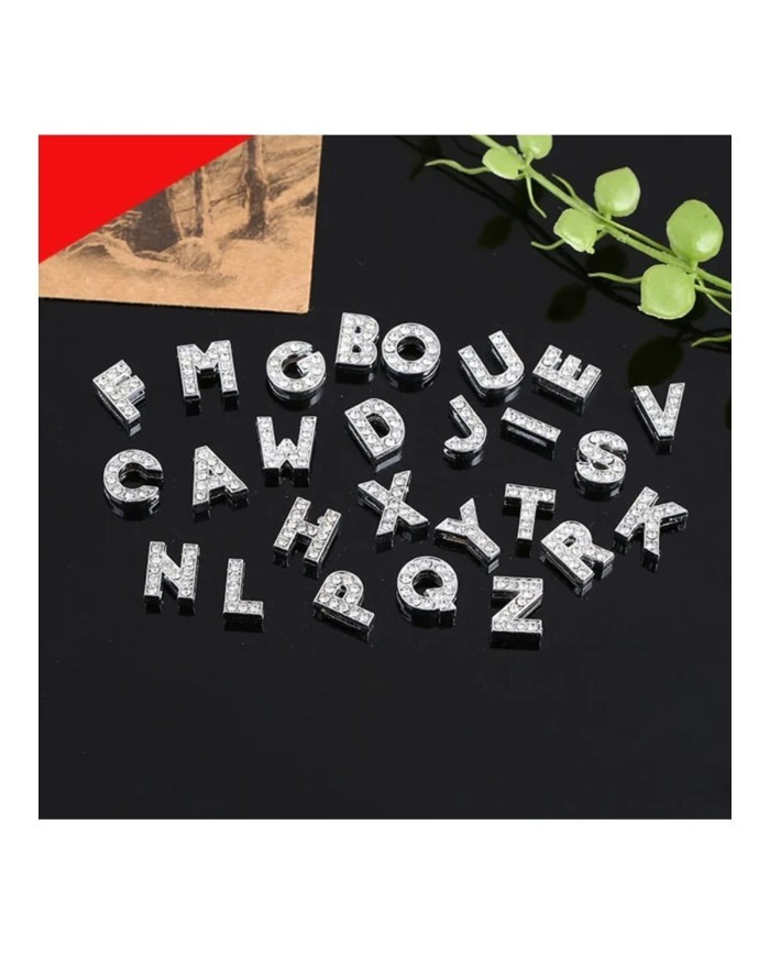 Taşlı Harf - W Harfi - 2 Adet