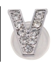 Taşlı Harf - V Harfi -2 Adet