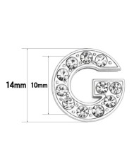 Taşlı Harf - U Harfi -2 Adet