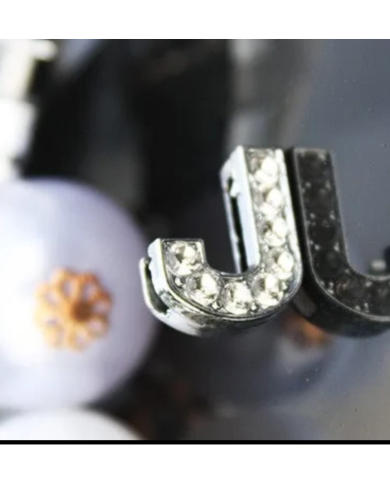 Taşlı Harf - J Harfi -2 Adet