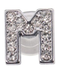 Taşlı Harf - M Harfi - 2 Adet