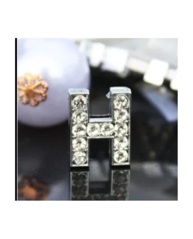 Taşlı Harf - H Harfi - 2 Adet