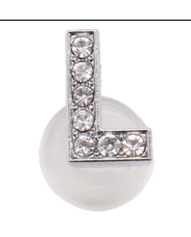 Taşlı Harf - L Harfi -2 Adet