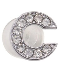 Taşlı Harf - C Harfi - 2 Adet