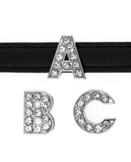 Taşlı Harf - C Harfi - 2 Adet