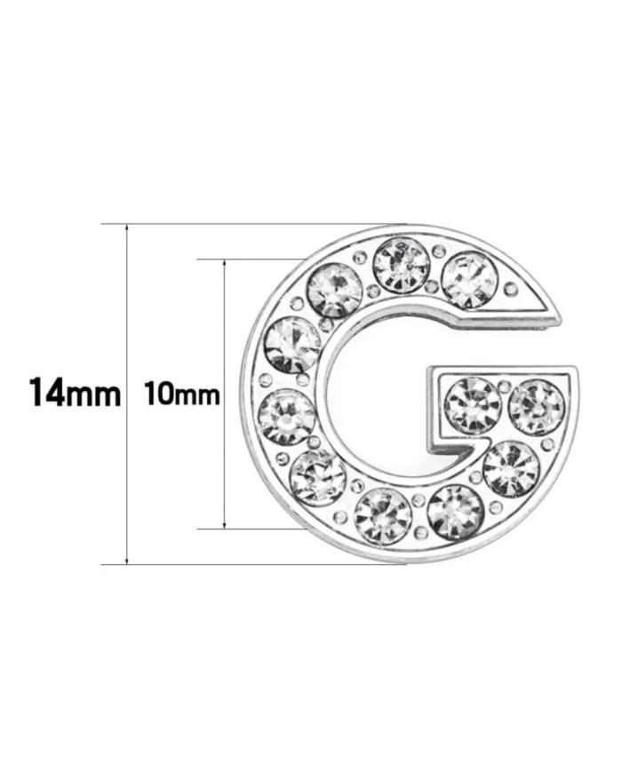 Taşlı Harf - K Harfi - 2 Adet