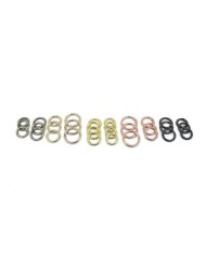 Yuvarlak Kapama Aparatı - Gold -2.5cm 10 ADET
