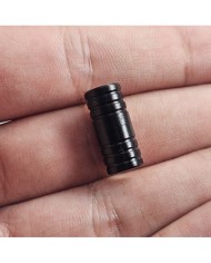 Metal Klipsli Çok Amaçlı Silindir Kapama - Siyah