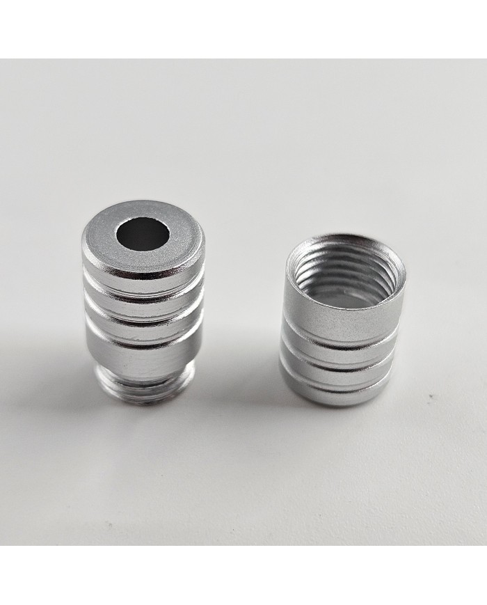 Metal Klipsli Çok Amaçlı Silindir Kapama - Gümüş