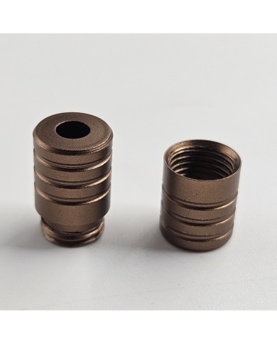 Metal Klipsli Çok Amaçlı Silindir Kapama - Bronz