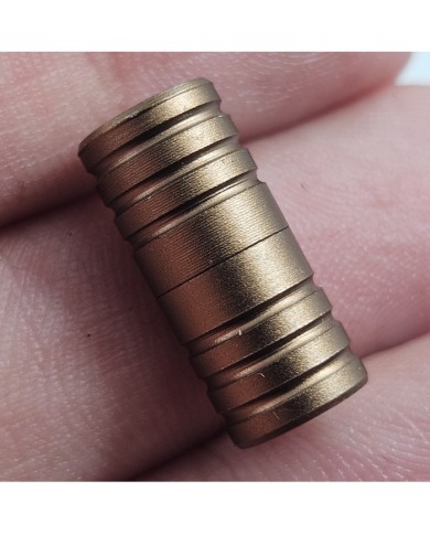 Metal Klipsli Çok Amaçlı Silindir Kapama - Bronz