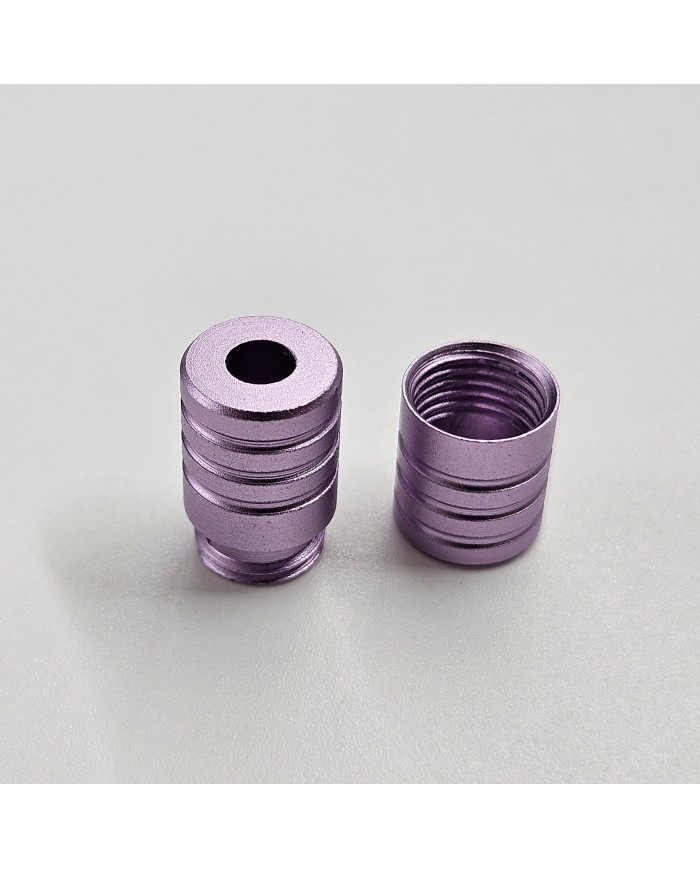 Metal Klipsli Çok Amaçlı Silindir Kapama - Metalik Pembe