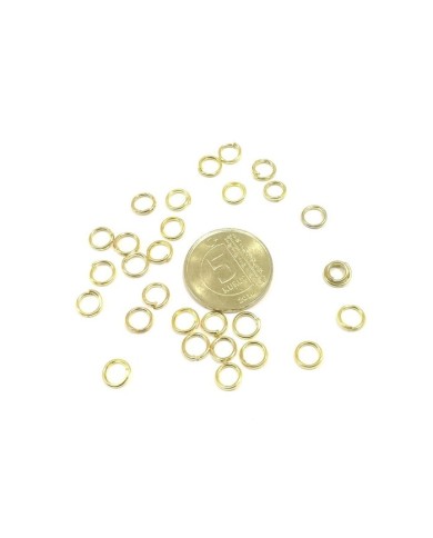 Kolye küpe Halkası Nikel - 250 Adet - Gold
