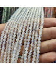 İpe Dizili Doğal Taş Boncuk - Opal - 4mm