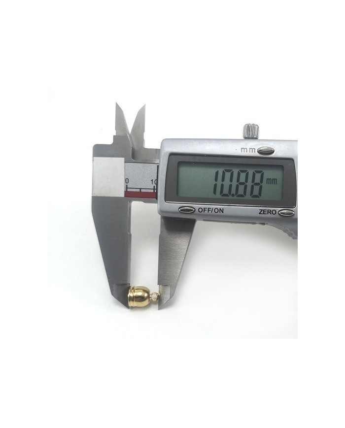 10mm Huni Boncuk Kapak - Boncuk Şapkası -  Gümüş - 10 Adet