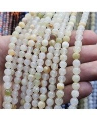 İpe Dizili Doğal Taş Boncuk - Opal - 8mm