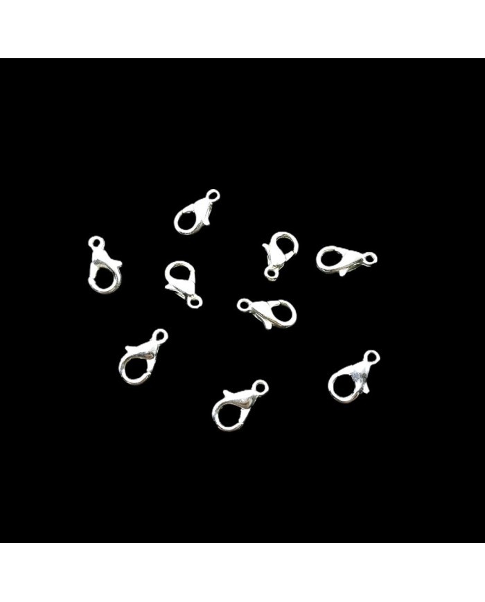 100 Adet Takı Aparatları Papağan Klips Kod : 502 Gümüş