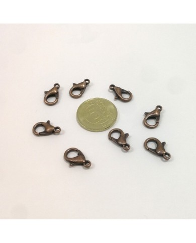 50 adet Bakır Takı Apartı Papağan Klips  502