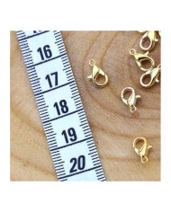 250 adet Antik Sarı Takı Apartı Papağan Klips  502