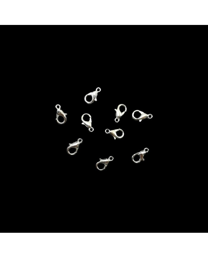 100 Adet Takı Aparatları Papağan Klips Kod : 502 Gümüş